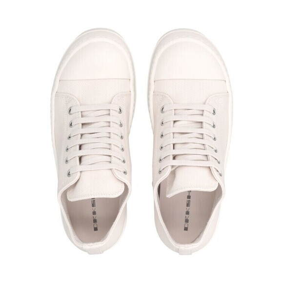 Drkshdw By Rick Owens Temple Low Denim Sneakers - NWT